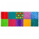Masážní ortopedické podložky "Puzzle Mix" 10 prvků + vzory zdarma