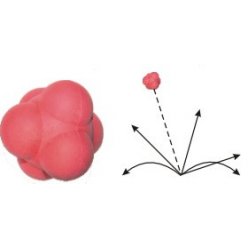 Neposlušný agilní atom míč 7cm