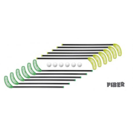 Sada hokejka florbal FIBER Unihoc