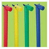 Vodní nudle Koník pískací 1450 x 70 mm - Doprodej 1 kus zelený