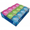 Antistresový míček najde uplatnění i při rehabilitaci. Mačkání míčků pomáhá posílit úchop a zvýšit zručnost.  UPOZORNĚNÍ - míčky jsou od výrobce dodávány v mixu barev a dodání více kusů pouze v jedné barvě může být problematické.