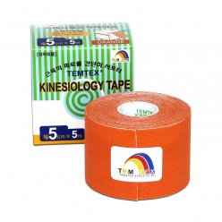 TEMTEX kinesio tape Classic, oranžová tejpovací páska 5cm x 5m