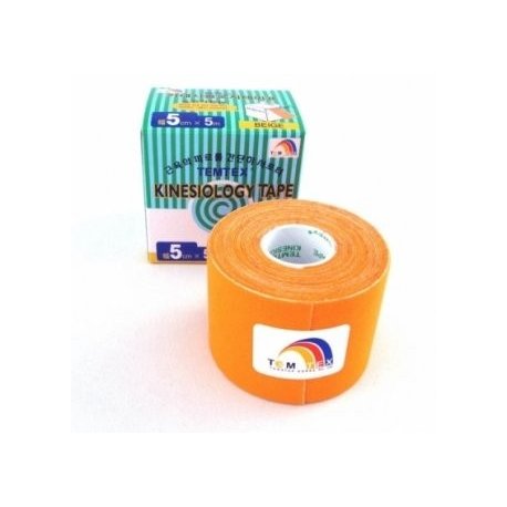 TEMTEX kinesio tape Tourmaline, oranžová tejpovací páska 5cm x 5m
