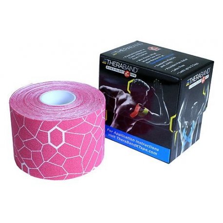 TheraBand™ Kinesiology Tape, růžová 5cm x 5m