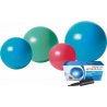 Odolný gymnastický míč GYM ball, patří mezi nejvíce prodávané míče, vhodný především pro domácí použití v interiéru. Při náhodném propíchnutí nepraskne, ale postupně uchází. Je dodáván včetně hustilky. Vhodný pro zdravé sezení i kondiční cvičení.