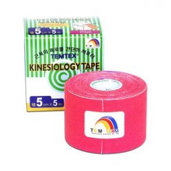 TEMTEX kinesio tape Tourmaline, růžová tejpovací páska 5cm x 5m