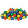 Malé, plastové, odolné míčky se používají do dětských bazénů, pro hru jednotlivce i skupin dětí. Jsou vhodné do dětských koutků, školek, apod. Míčky jsou dodávány v 5 barvách. Český výrobek dle norem EU.