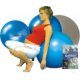 Maxafe gymnastikball modrý 53 cm, odolný míč