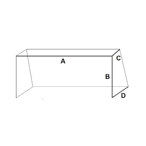 Síť kopaná 3x2x0.8x1.2m / 4mm Mini 4