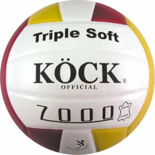 Volejbalový míč Official 7000 KÖCK pravá kůže, triple soft