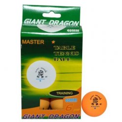 Míčky stolní tenis Dragon Master 1* oranžové