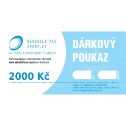 Dárkový poukaz v hodnotě 2000 Kč