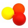  Set masážních míčků o průměru cca 7 cm. Speciální míčky jsou určeny pro samomasáže fasciiá a svalů. Míčky mají mírně rozdílnou tuhost.