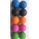 Dual ball - masážní míček burák 12x6 cm - mix barev