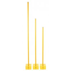 Tyčka plastová - 80 cm - žlutá