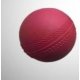 Kriketový míček atletický červený s odskokem