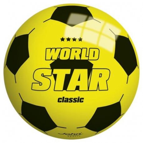 Míč dětský fotbal Word Star kopaná 13cm