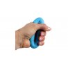 Gumový silič oválného tvaru je vhodný pro posilování prstů, předloktí a zesílení úchopu dlaně. Díky menšímu rozměru kroužku můžete posilovat kdekoliv. Kromě posilování se kroužek používá i jako antistresová pomůcka. Díky tvaru lépe vyhovuje menší ruce.