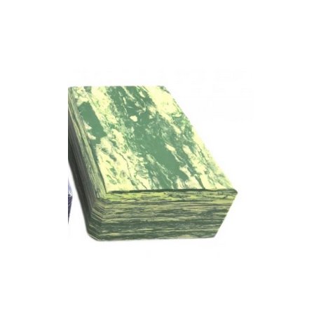 Yoga blok EVA pěna 7,5 cm - vzor mramor