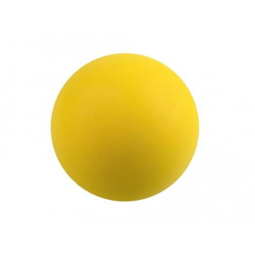 Soft molitanový míč 70mm celohladký - ŽLUTÝ