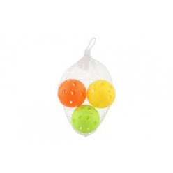 Míček florbalový 3ks plast 7cm v síťce
