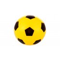 Míček Fotbal gumový míč žlutá - 12 cm