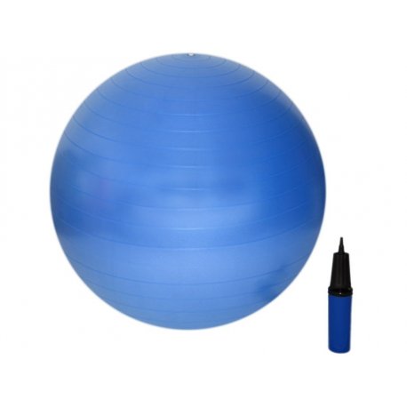 GYM Ball 55 cm odolné ABS provedení + hustilka, gymnastický velký cvičební míč
